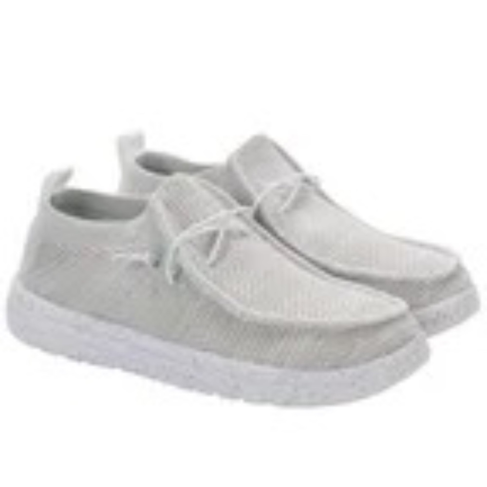 LAMO Michelle Light Gray Women's Loafers Size 9 EUC